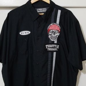 XXXL Mens Biker/Hotrod Style Shop Shirt